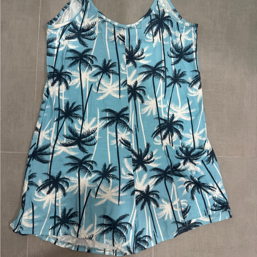 Hawaii Style Palm Tree Romper - From Hawaii - Size Medium